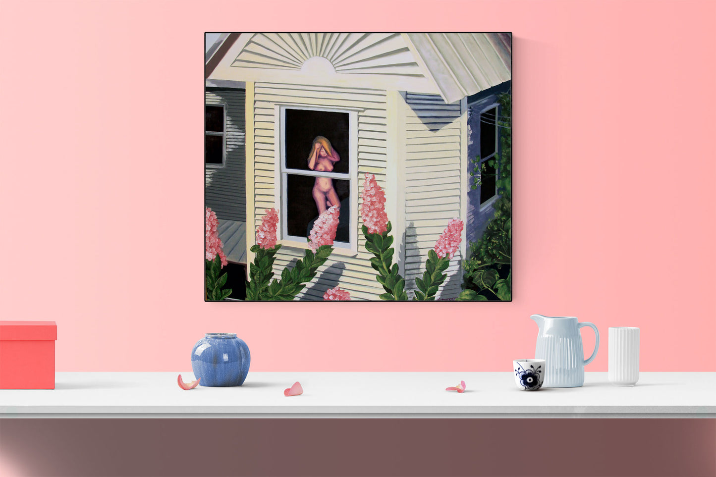 Oconee Venus Fine Art Print Inspired by Italian Renaissance Artists Set In Rural Oconee County, Georgia
