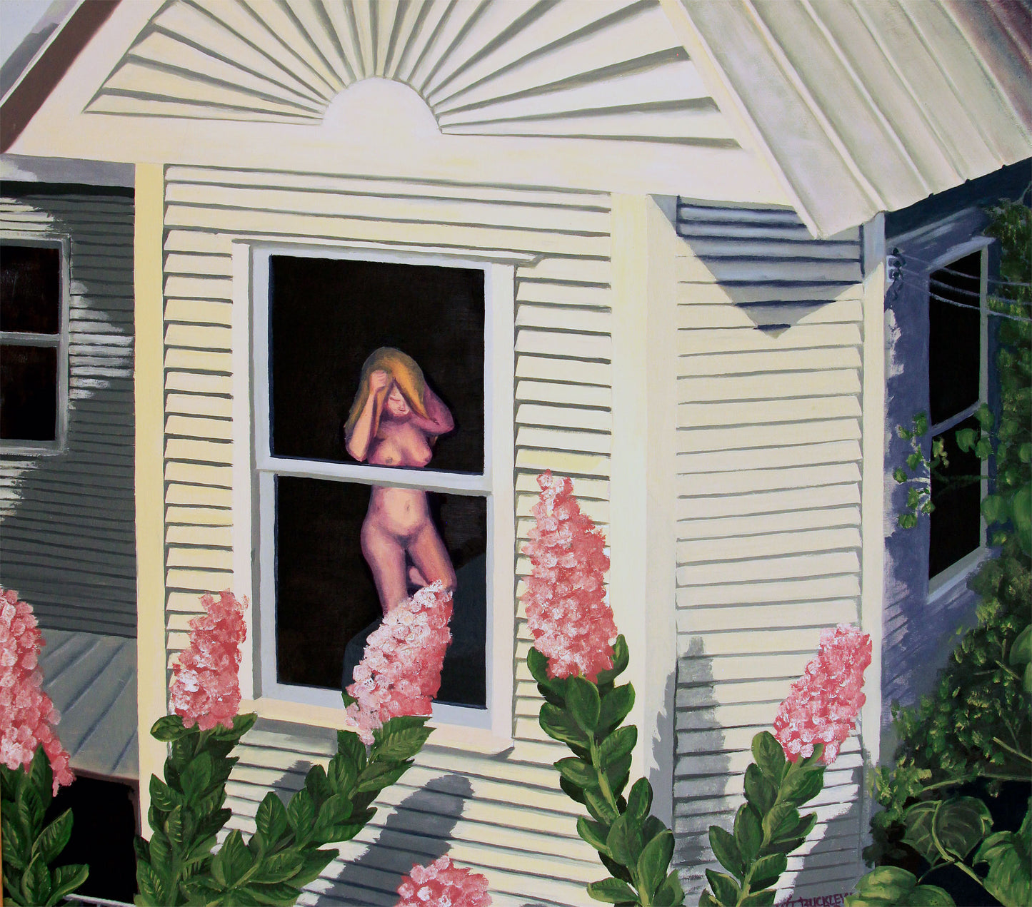 Oconee Venus Fine Art Print Inspired by Italian Renaissance Artists Set In Rural Oconee County, Georgia