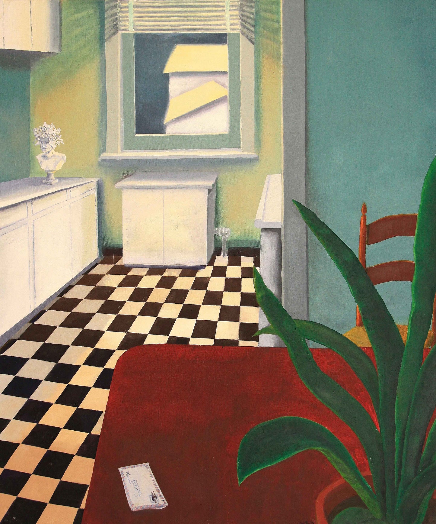 Deep Blue Goodbye Fine Art Print Reproduction of Oil On Canvas by Ted Buckley