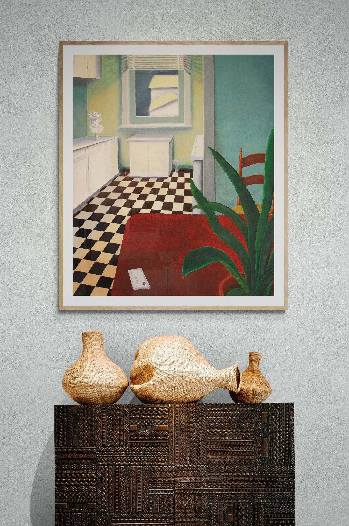 Deep Blue Goodbye Fine Art Print Reproduction of Oil On Canvas by Ted Buckley