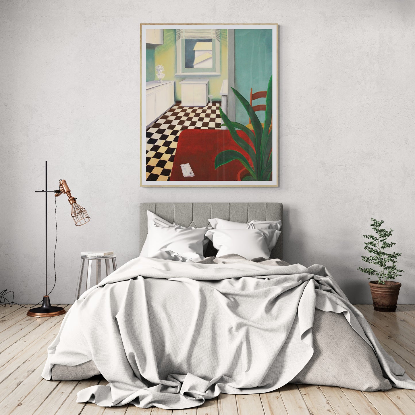 Deep Blue Goodbye Fine Art Print Reproduction of Oil On Canvas by Ted Buckley