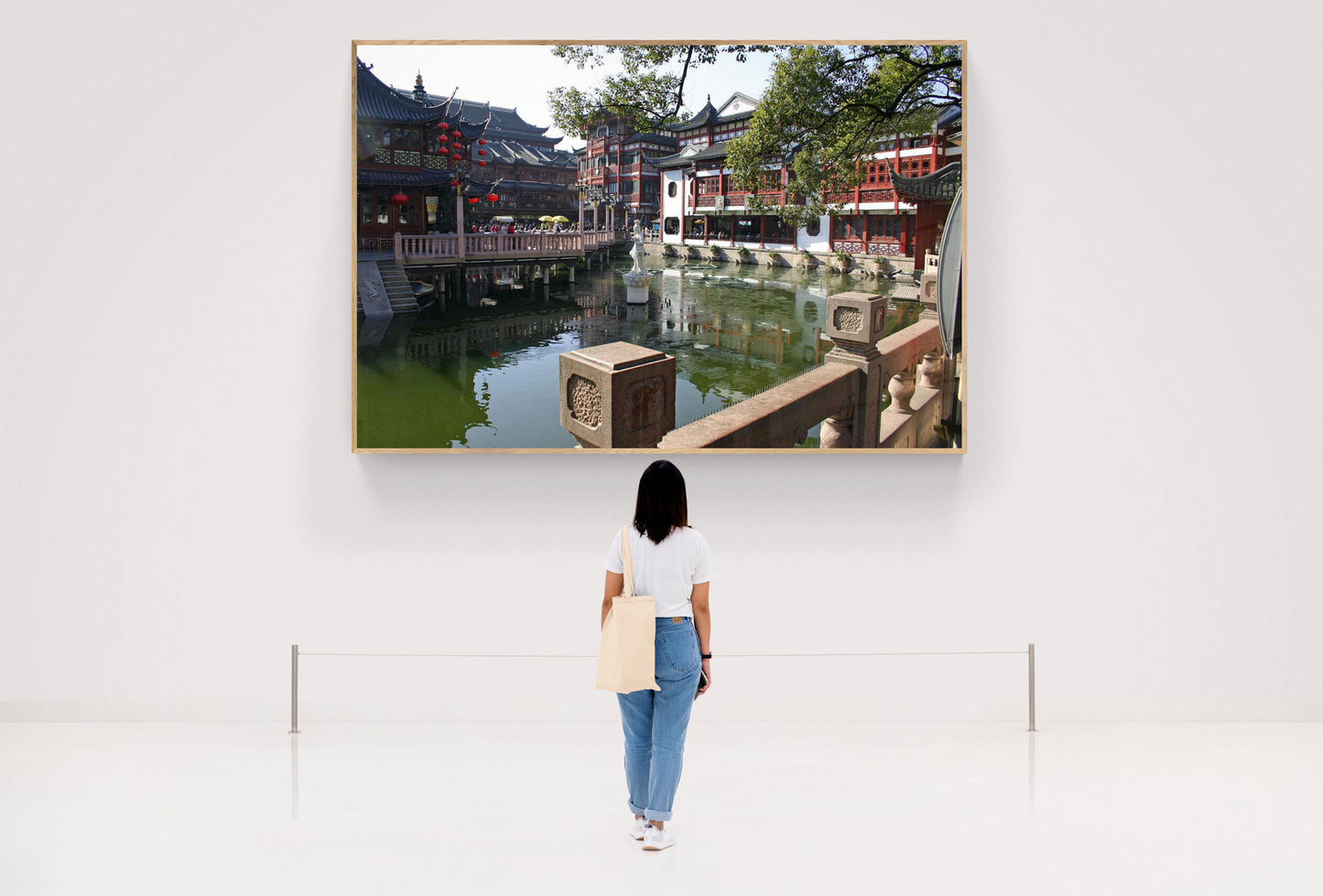 Yu Garden at Huangpu District, Shanghai, China, Fine Art Print Of 2007 Photo by Ted Buckley