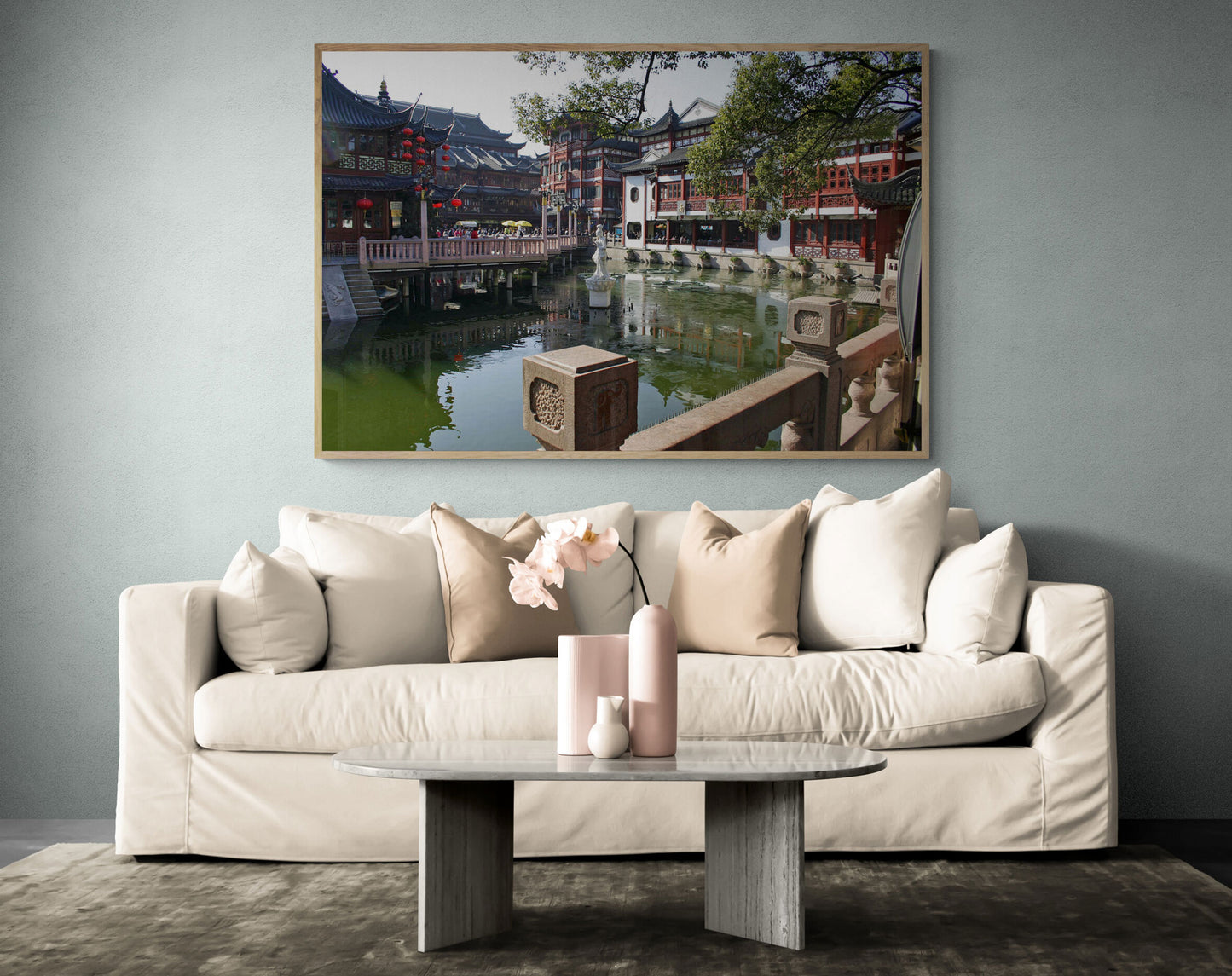 Yu Garden at Huangpu District, Shanghai, China, Fine Art Print Of 2007 Photo by Ted Buckley