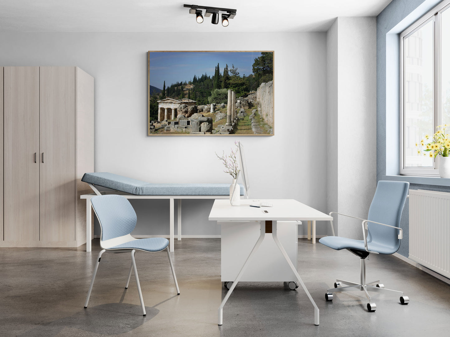 The Temple of Apollo Ruins At Delphi, Greece On The Adriadic Coast, Fine Art Print Of 2007 Photo by Ted Buckley