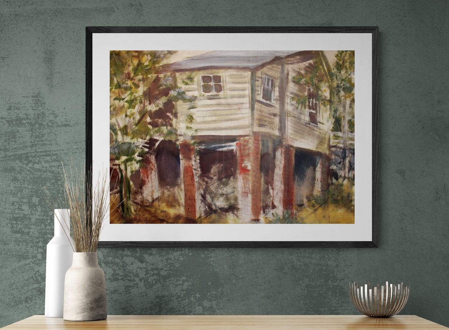 105 Hiawassee Ave. Athens GA Bead Board Shotgun Shack Fine Art Print