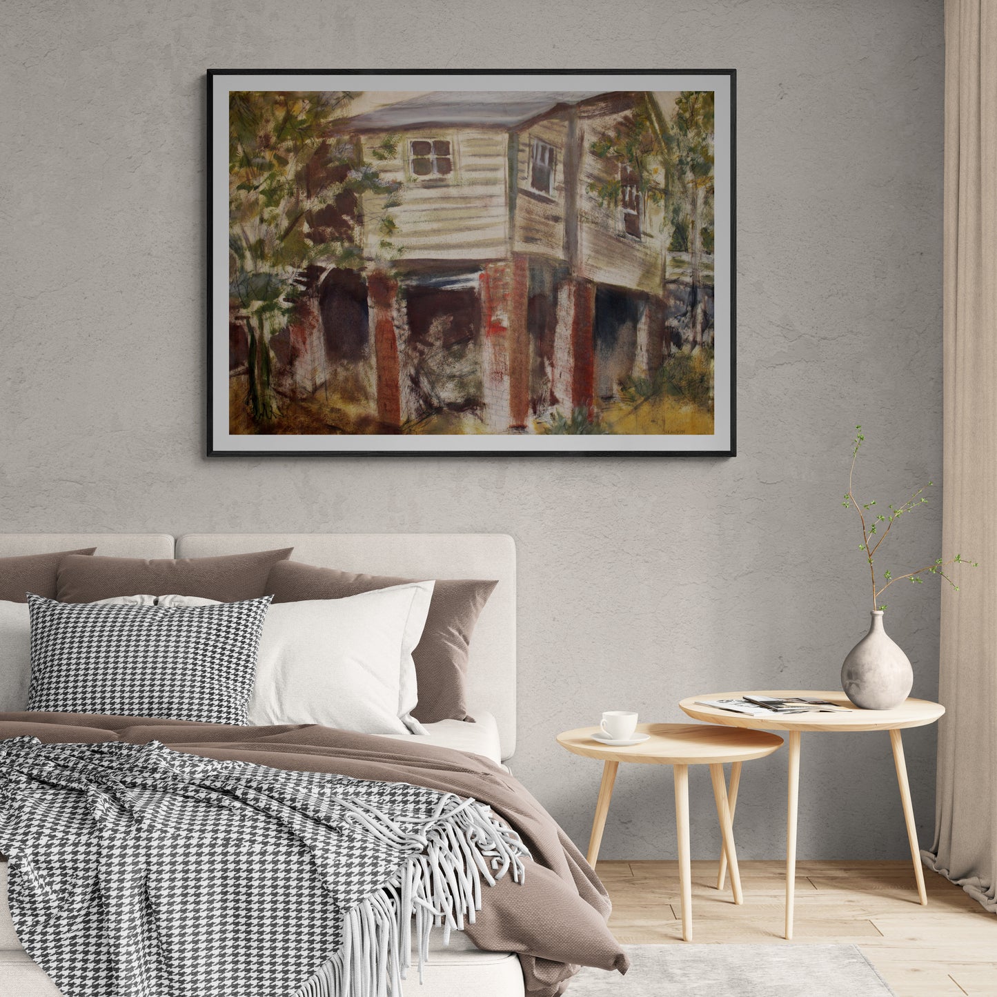 105 Hiawassee Ave. Athens GA Bead Board Shotgun Shack Fine Art Print