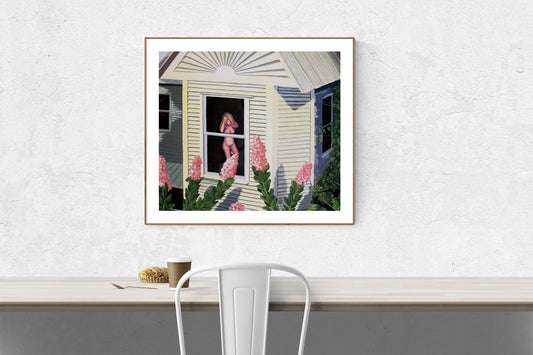 Oconee Venus Fine Art Print Inspired by Italian Renaissance Artists Set In Rural Oconee County, Georgia