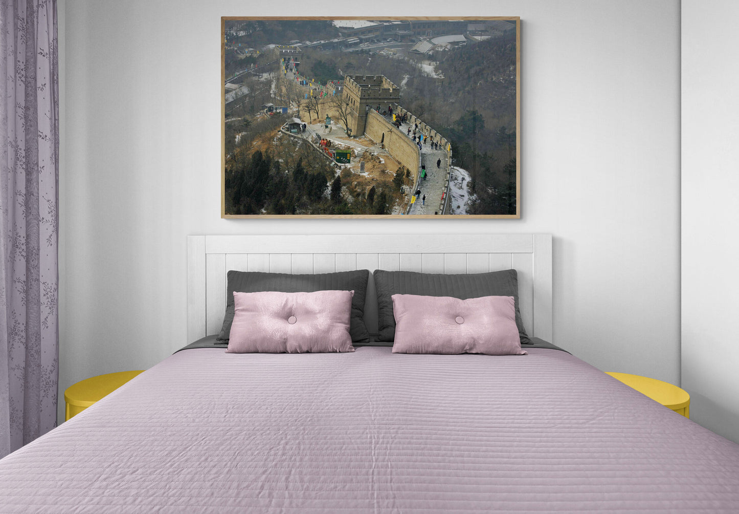 Great Wall of China Near Beijing, China, Fine Art Print Of 2007 Photo by Ted Buckley