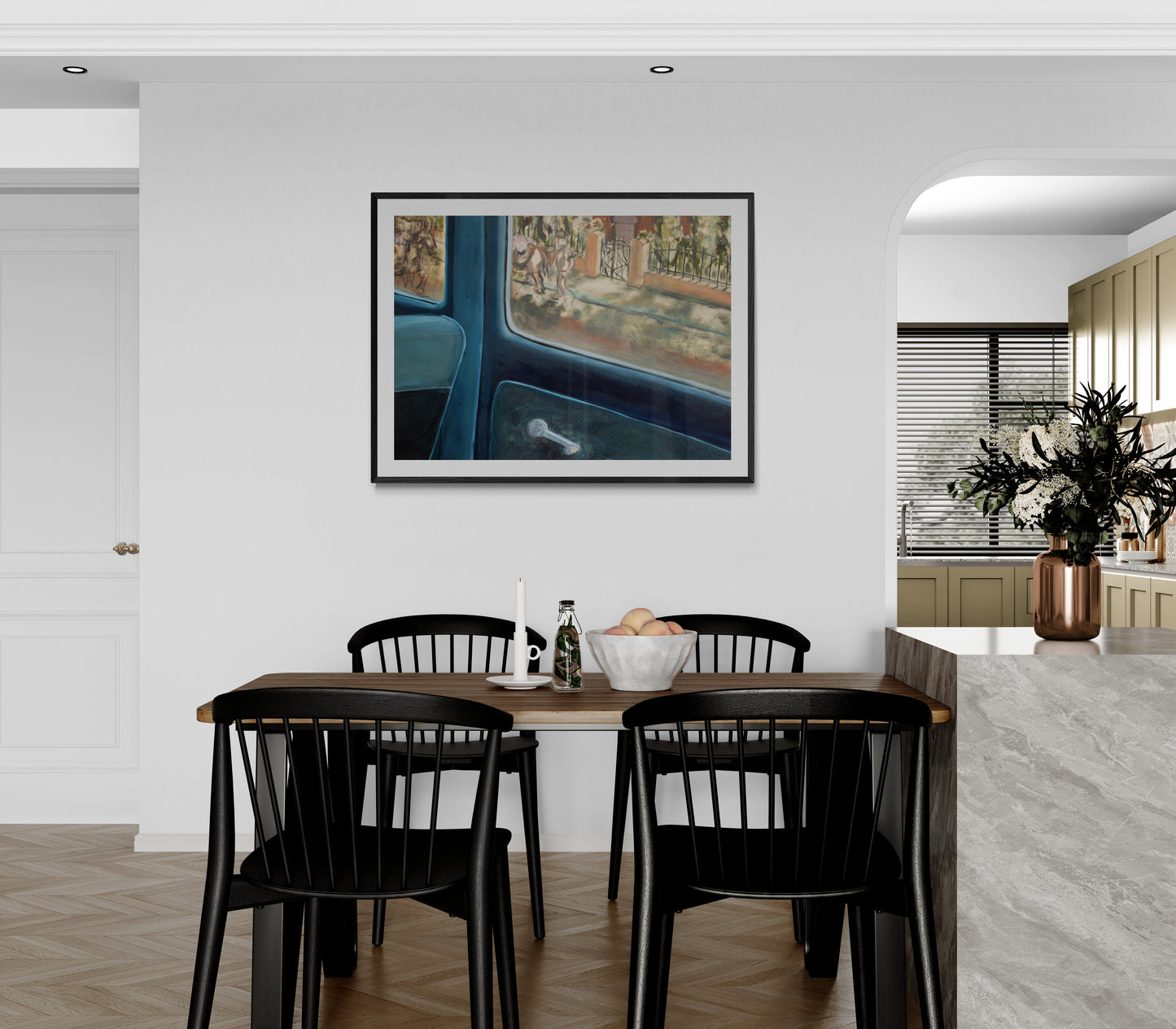 The Arrival in Chipiona, Spain Print On Paper or Canvas by Ted Buckley